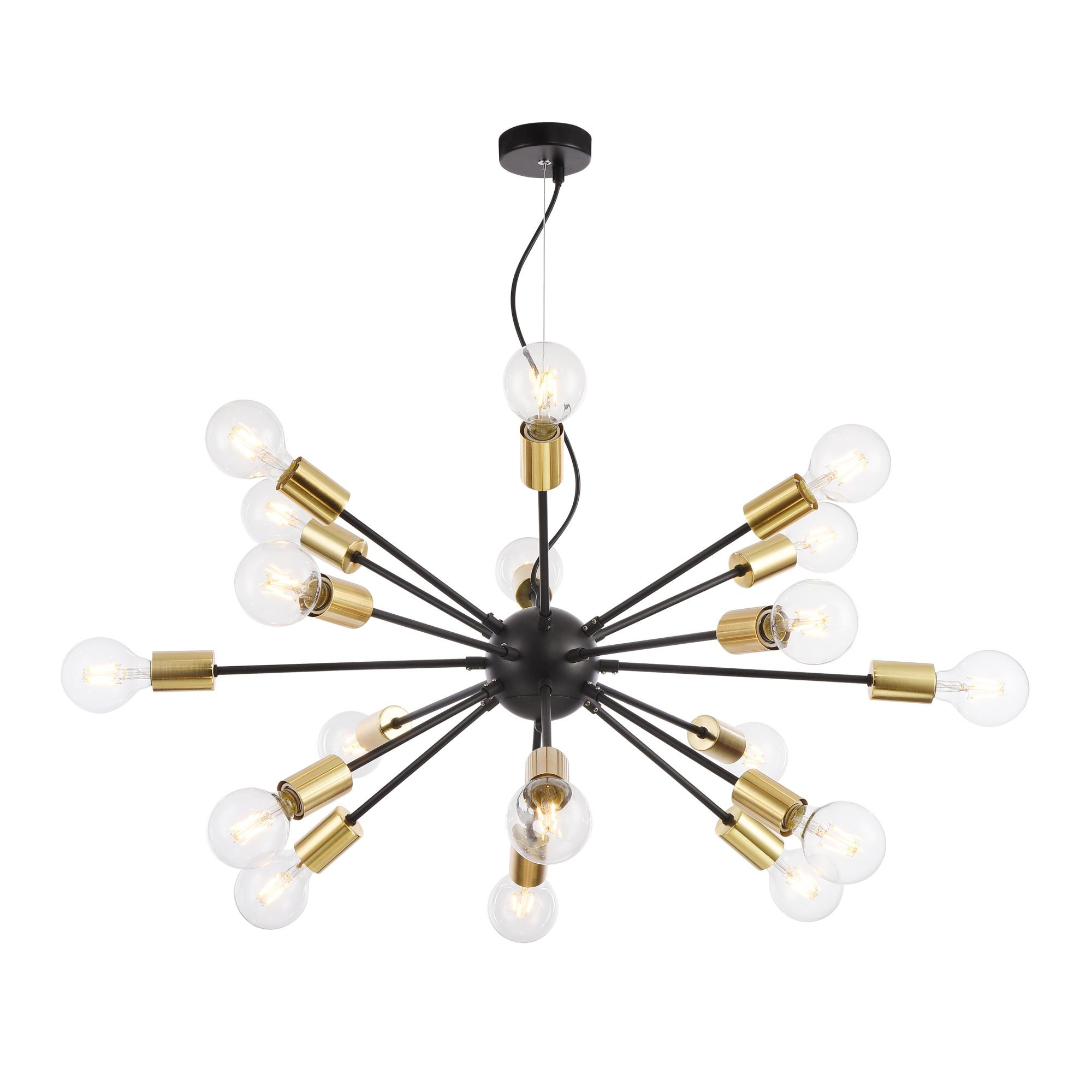 Suspension Jackson 18 en métal au design vintage par Maytoni