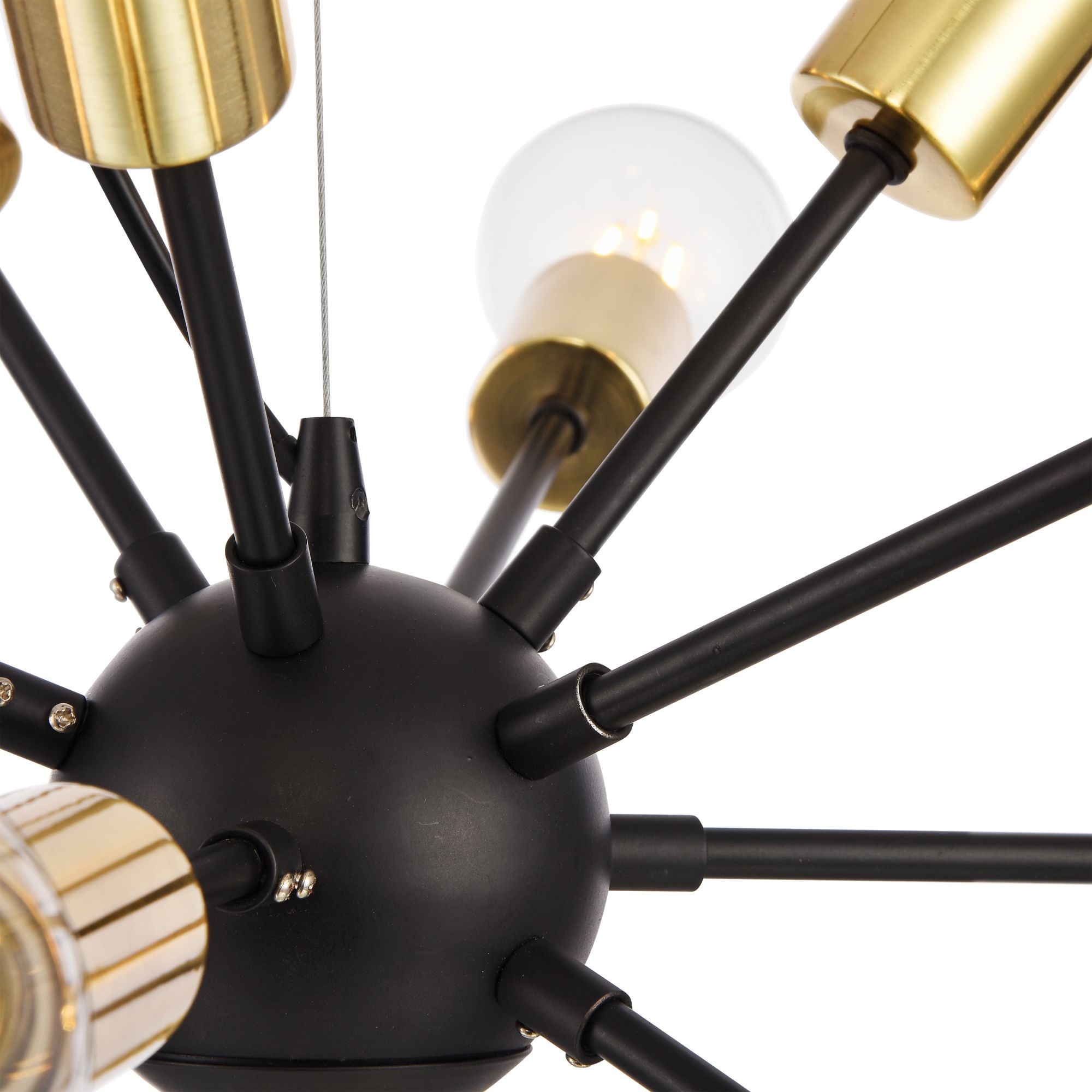 Suspension Jackson 12 en métal au design vintage par Maytoni Suspension Jackson 12 en métal au design vintage par Maytoni