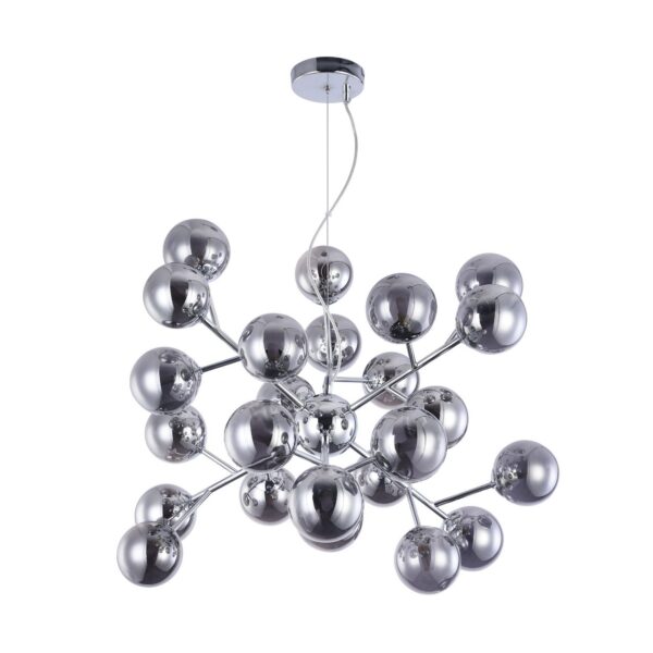 Suspension Dallas 24 en métal et verre au design futuriste par Maytoni