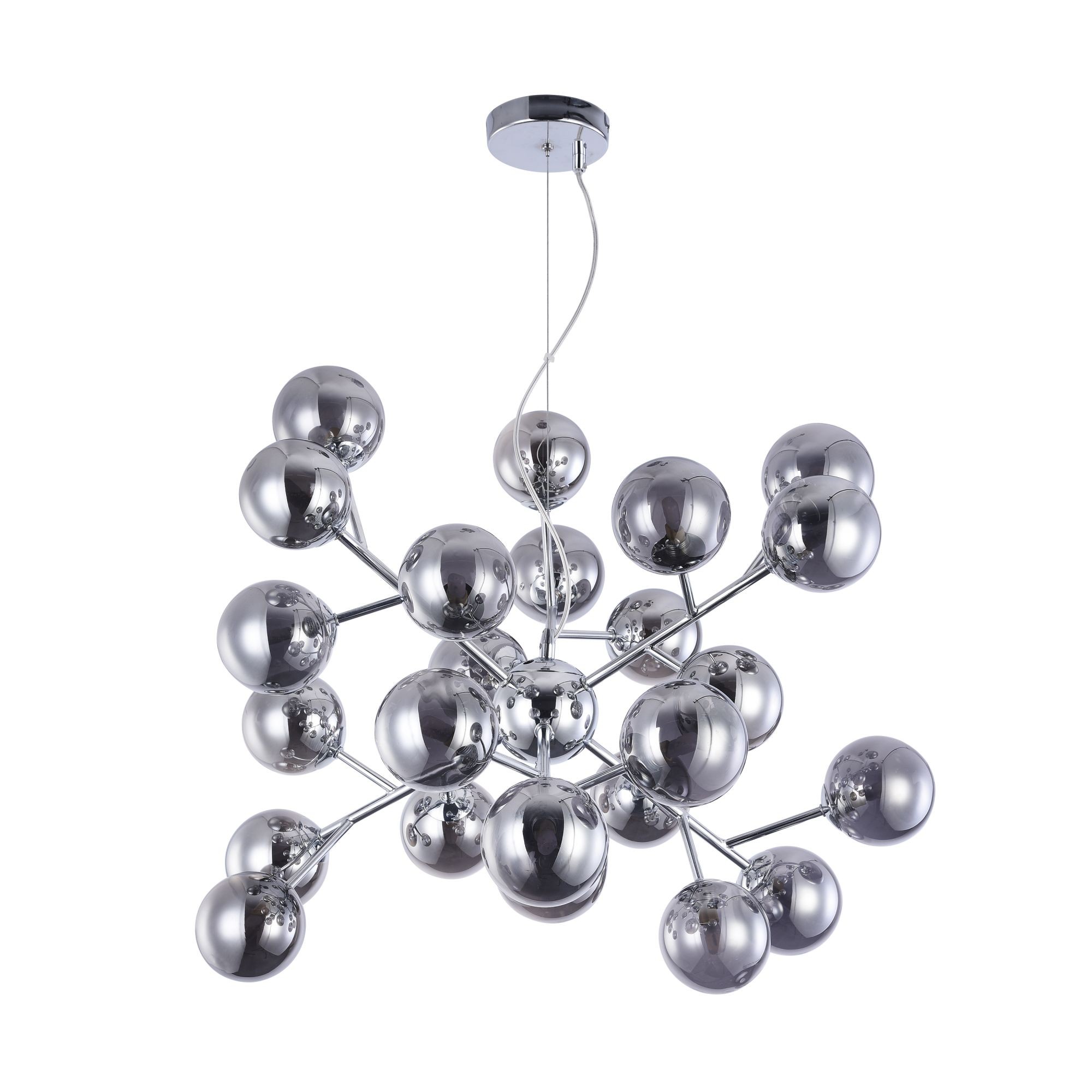 Suspension Dallas 24 en métal et verre au design futuriste par Maytoni