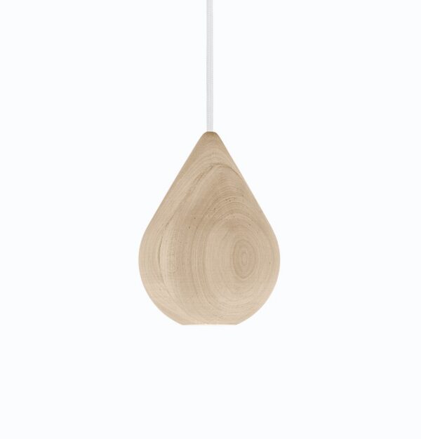 Suspension LED en bois Liuku Ball au design scandinave