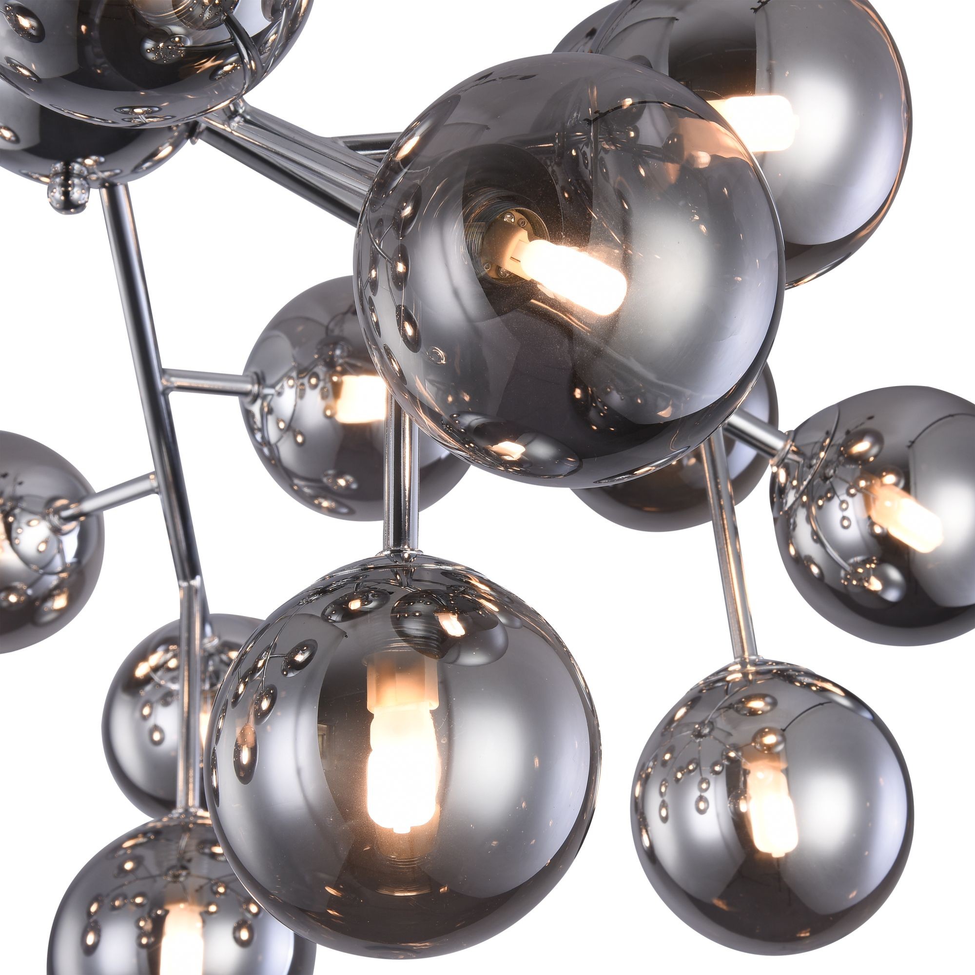 Plafonnier Dallas 20 en métal et verre au design vintage par Maytoni Plafonnier Dallas 20 en métal et verre au design vintage par Maytoni