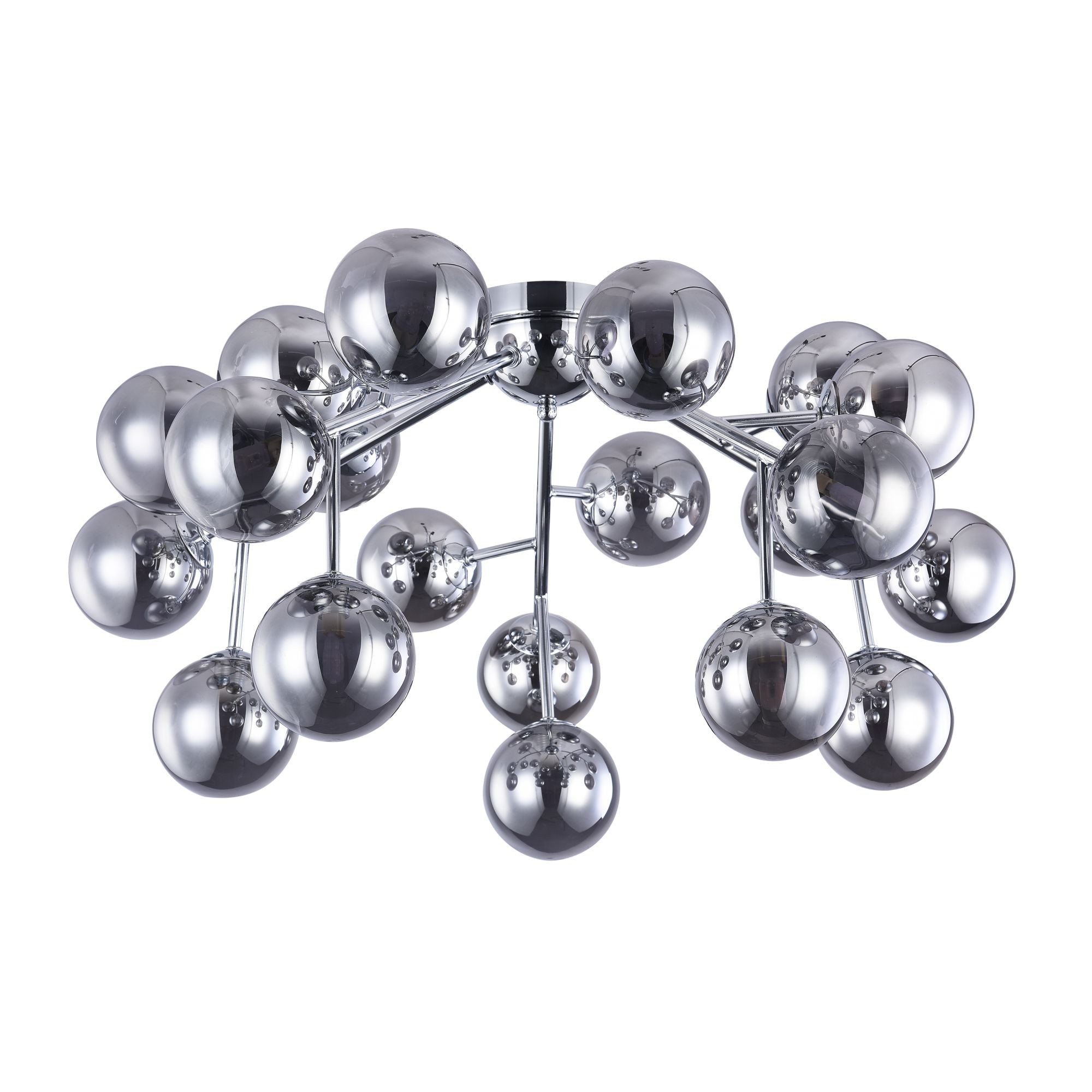 Plafonnier Dallas 20 en métal et verre au design vintage par Maytoni Plafonnier Dallas 20 en métal et verre au design vintage par Maytoni