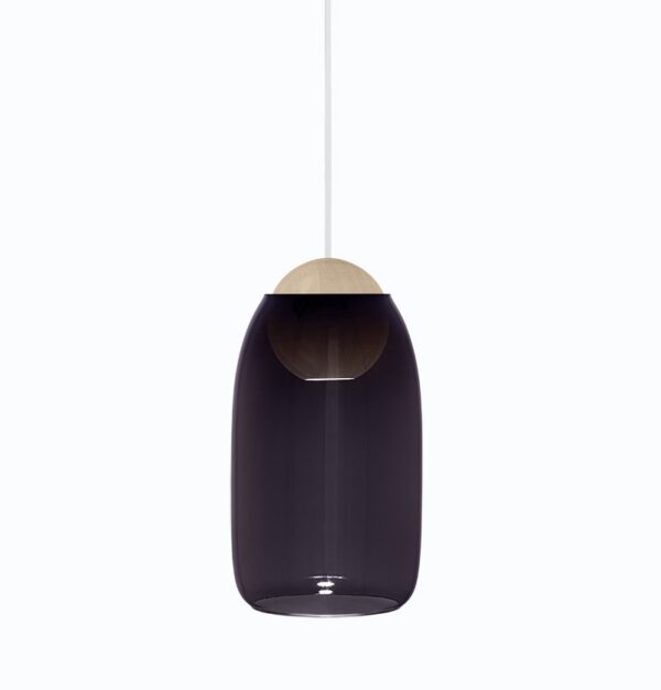 Suspension LED en bois Liuku Ball au design scandinave