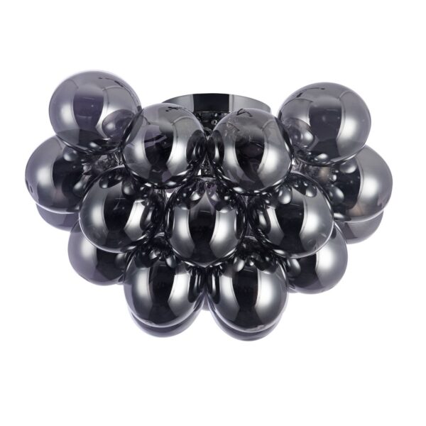 Plafonnier Balbo 8 en métal et verre au design contemporain par Maytoni