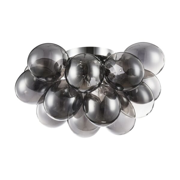 Plafonnier Balbo 4 en métal et verre au design contemporain par Maytoni
