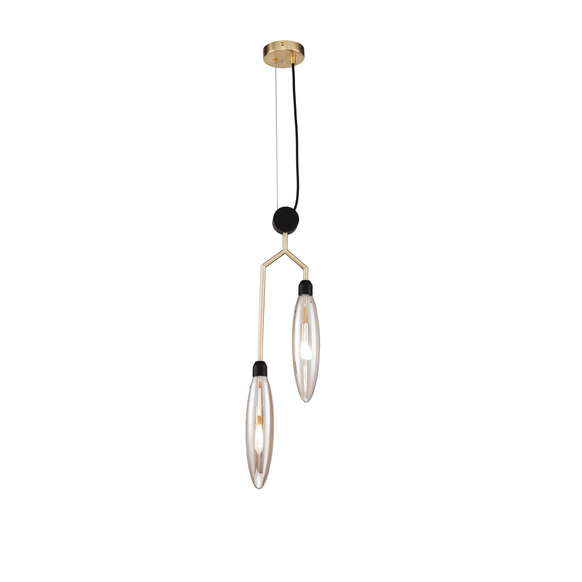 Suspension double Ventura en métal au design contemporain par Maytoni