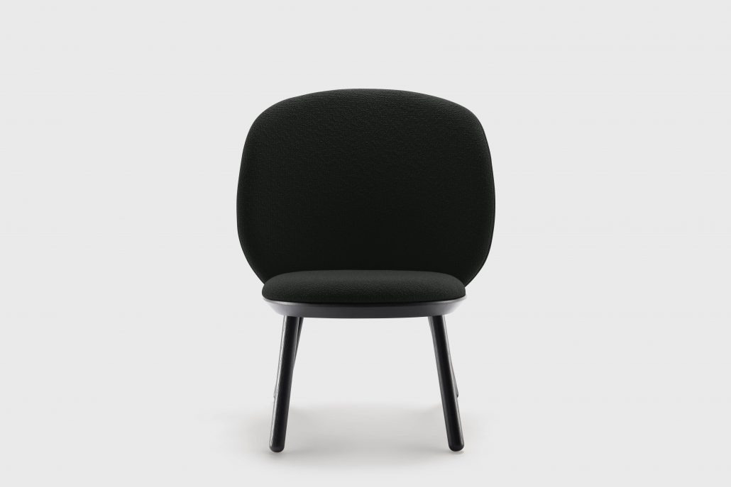 Fauteuil Naïve Low Chair en camira au design scandinave par etc.etc. x Emko