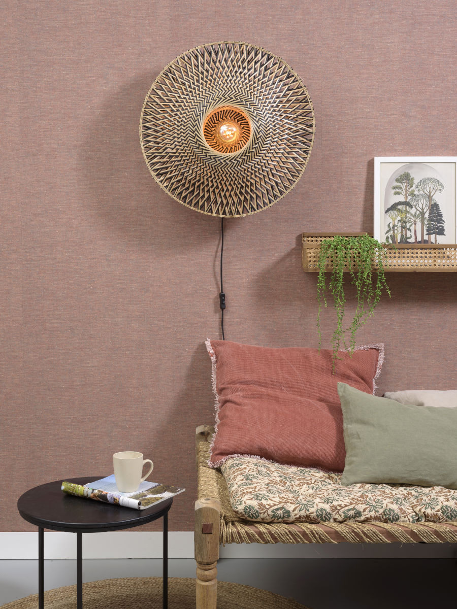 Applique Bali Ø60 cm en Bambou naturel au design naturel par Good & Mojo Applique Bali Ø60 cm en Bambou naturel au design naturel par Good & Mojo