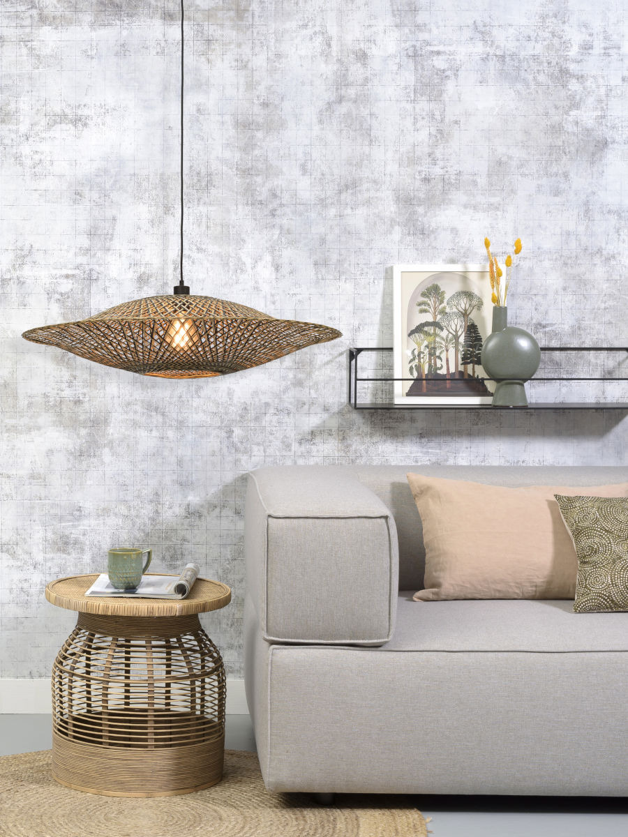 Suspension Bali Ø87 cm en Bambou naturel au design naturel par Good & Mojo Suspension Bali Ø87 cm en Bambou naturel au design naturel par Good & Mojo