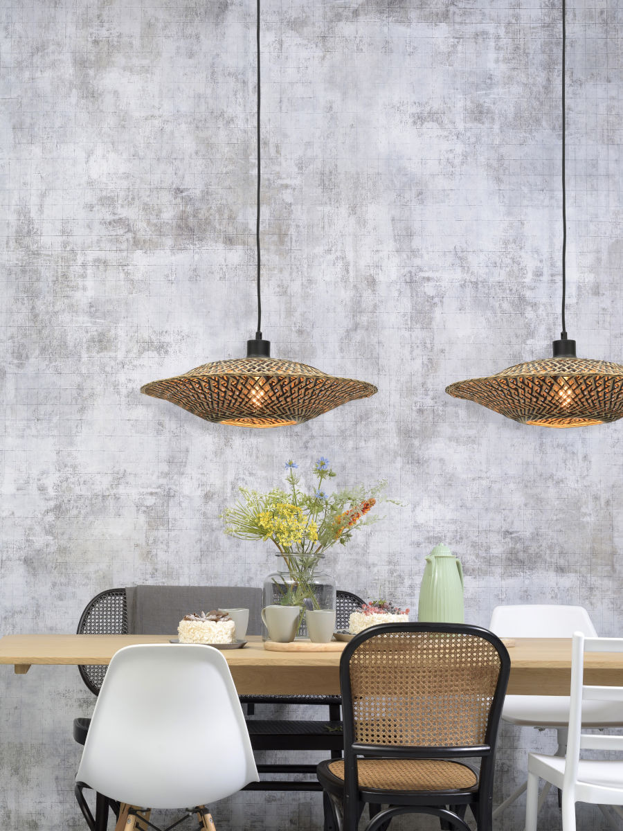 Suspension Bali Ø44 cm en Bambou naturel au design naturel par Good & Mojo Suspension Bali Ø44 cm en Bambou naturel au design naturel par Good & Mojo