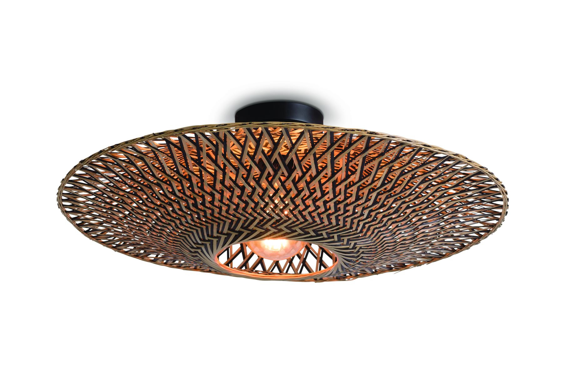 Plafonnier Bali Ø60 cm en Bambou naturel au design naturel par Good & Mojo