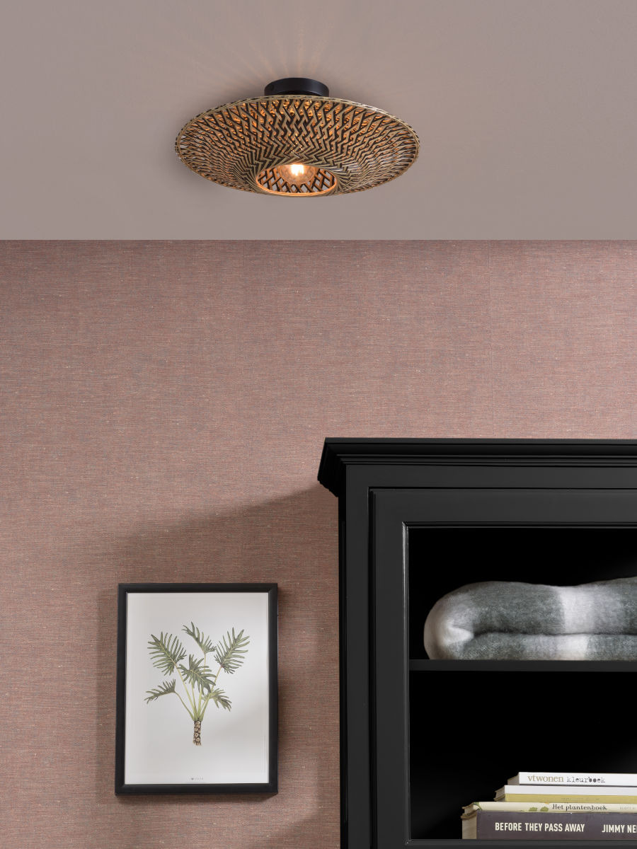 Plafonnier Bali Ø44 cm en Bambou naturel au design naturel par Good & Mojo