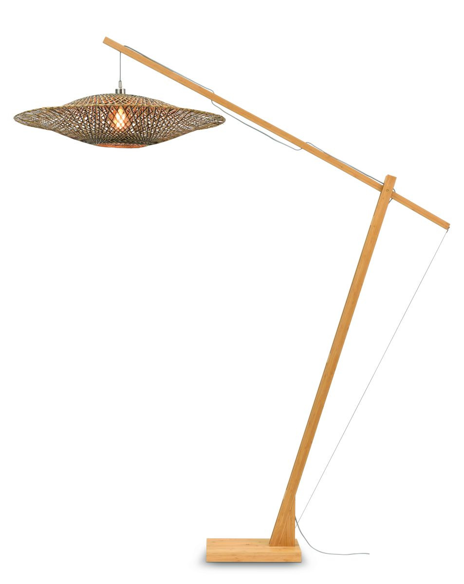 Lampadaire Bali XL avec abat-jour en Bambou naturel au design naturel par Good & Mojo Lampadaire Bali XL avec abat-jour en Bambou naturel au design naturel par Good & Mojo