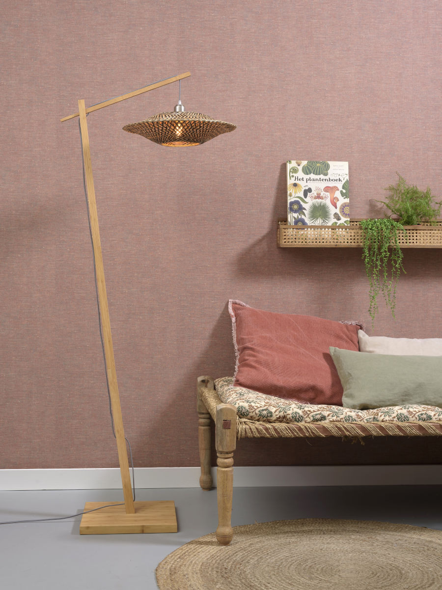 Lampadaire Bali L avec abat-jour en Bambou naturel au design naturel par Good & Mojo Lampadaire Bali L avec abat-jour en Bambou naturel au design naturel par Good & Mojo