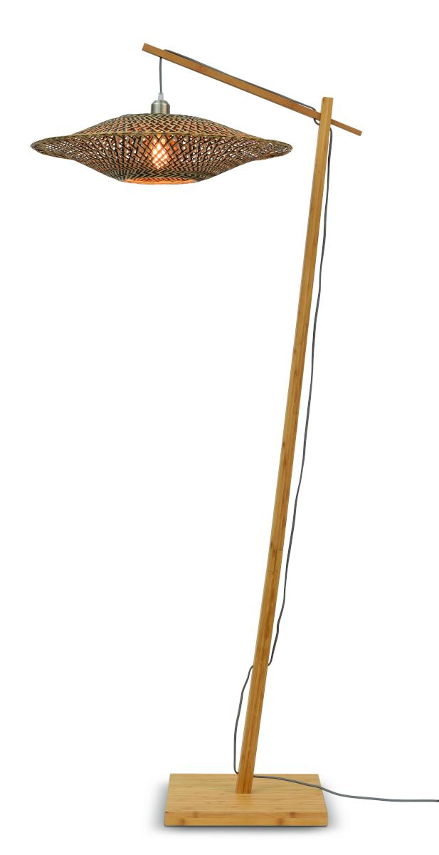 Lampadaire Bali L avec abat-jour en Bambou naturel au design naturel par Good & Mojo Lampadaire Bali L avec abat-jour en Bambou naturel au design naturel par Good & Mojo
