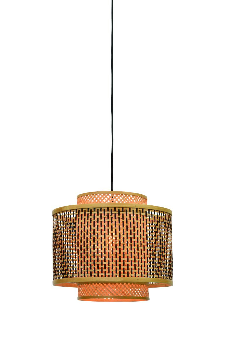 Suspension Bhutan Ø40 cm avec abat-jour en Bambou naturel au design naturel par Good & Mojo