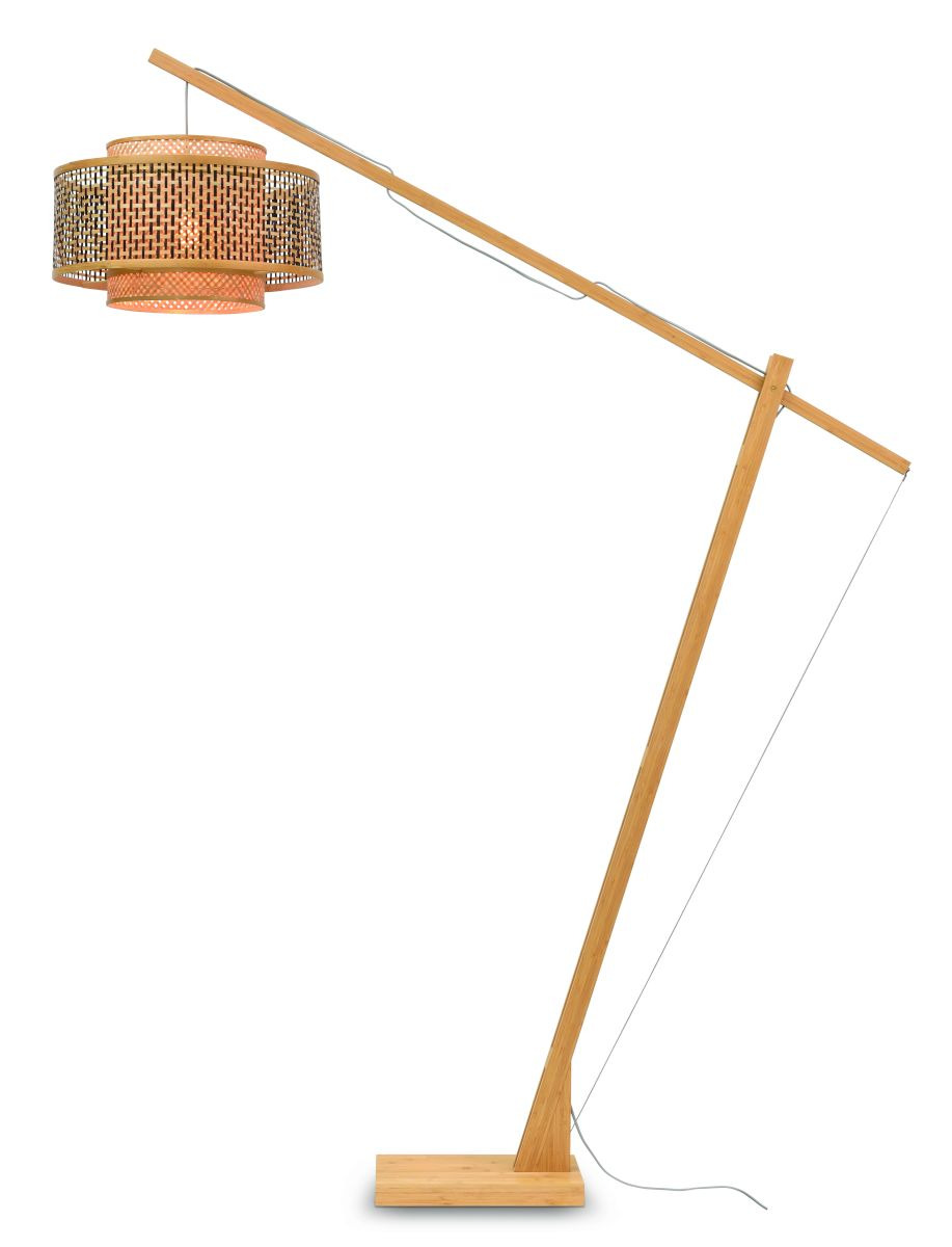 Lampadaire Bhutan XL avec abat-jour en Bambou naturel au design naturel par Good & Mojo Lampadaire Bhutan XL avec abat-jour en Bambou naturel au design naturel par Good & Mojo
