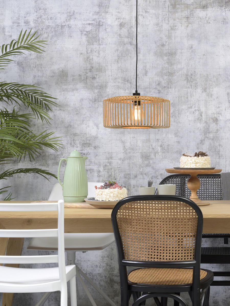 Suspension Bromo 2 en Bambou naturel au design naturel par Good & Mojo