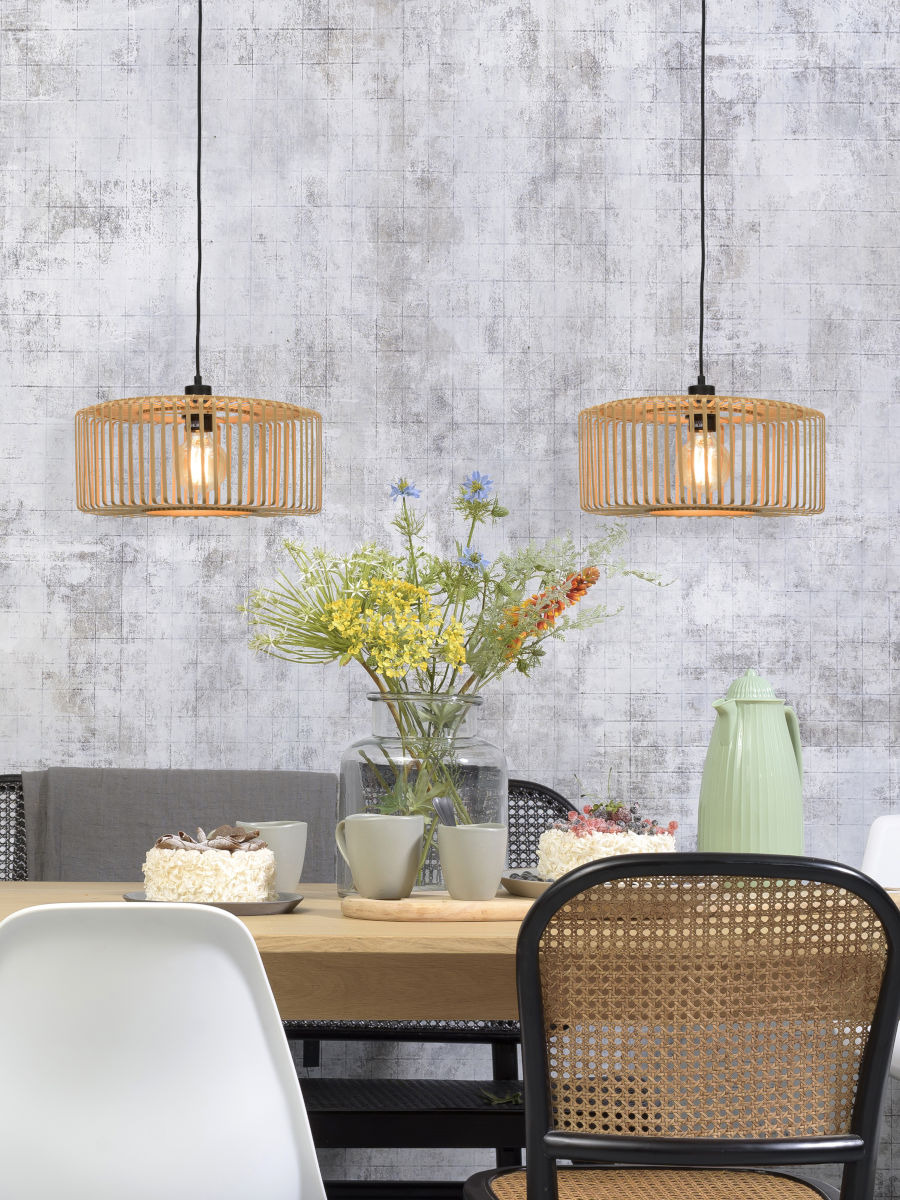 Suspension Bromo 2 en Bambou naturel au design naturel par Good & Mojo Suspension Bromo 2 en Bambou naturel au design naturel par Good & Mojo