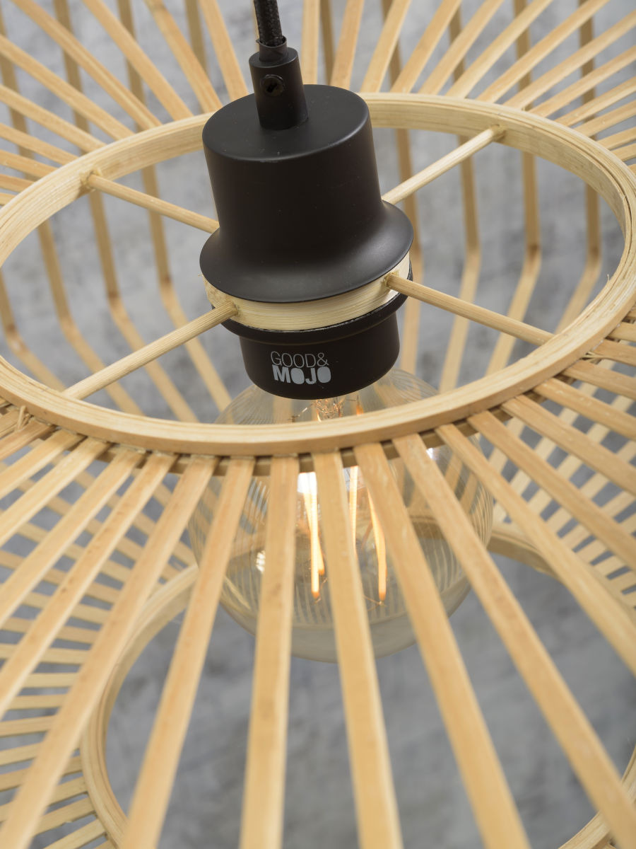 Suspension Bromo 2 en Bambou naturel au design naturel par Good & Mojo Suspension Bromo 2 en Bambou naturel au design naturel par Good & Mojo