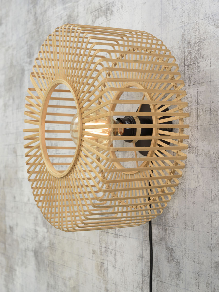 Applique Bromo 2 en Bambou naturel au design naturel par Good & Mojo Applique Bromo 2 en Bambou naturel au design naturel par Good & Mojo