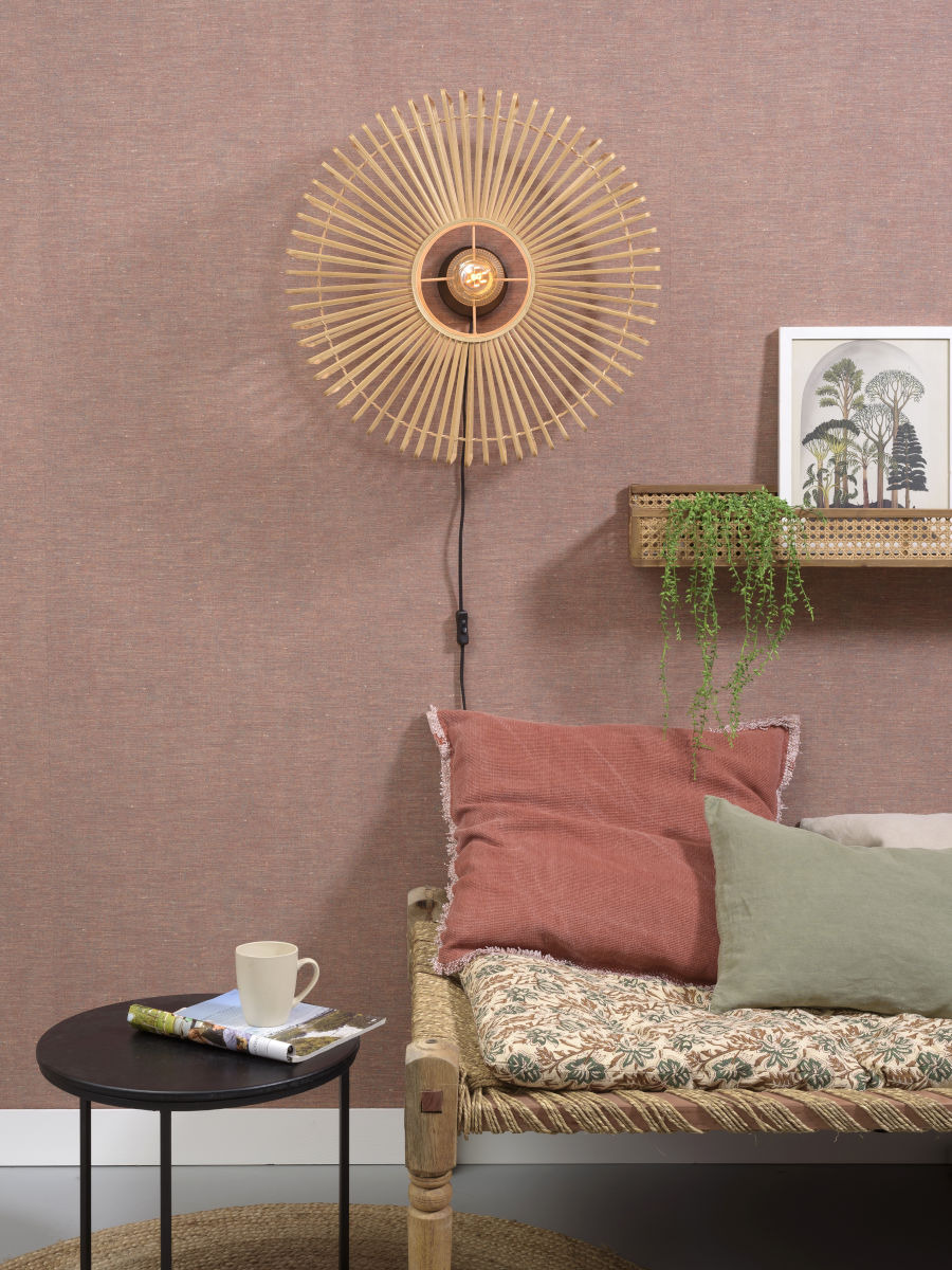 Applique Bromo 2 en Bambou naturel au design naturel par Good & Mojo Applique Bromo 2 en Bambou naturel au design naturel par Good & Mojo