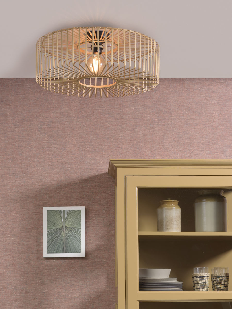 Plafonnier Bromo 2 en Bambou naturel au design naturel par Good & Mojo Plafonnier Bromo 2 en Bambou naturel au design naturel par Good & Mojo