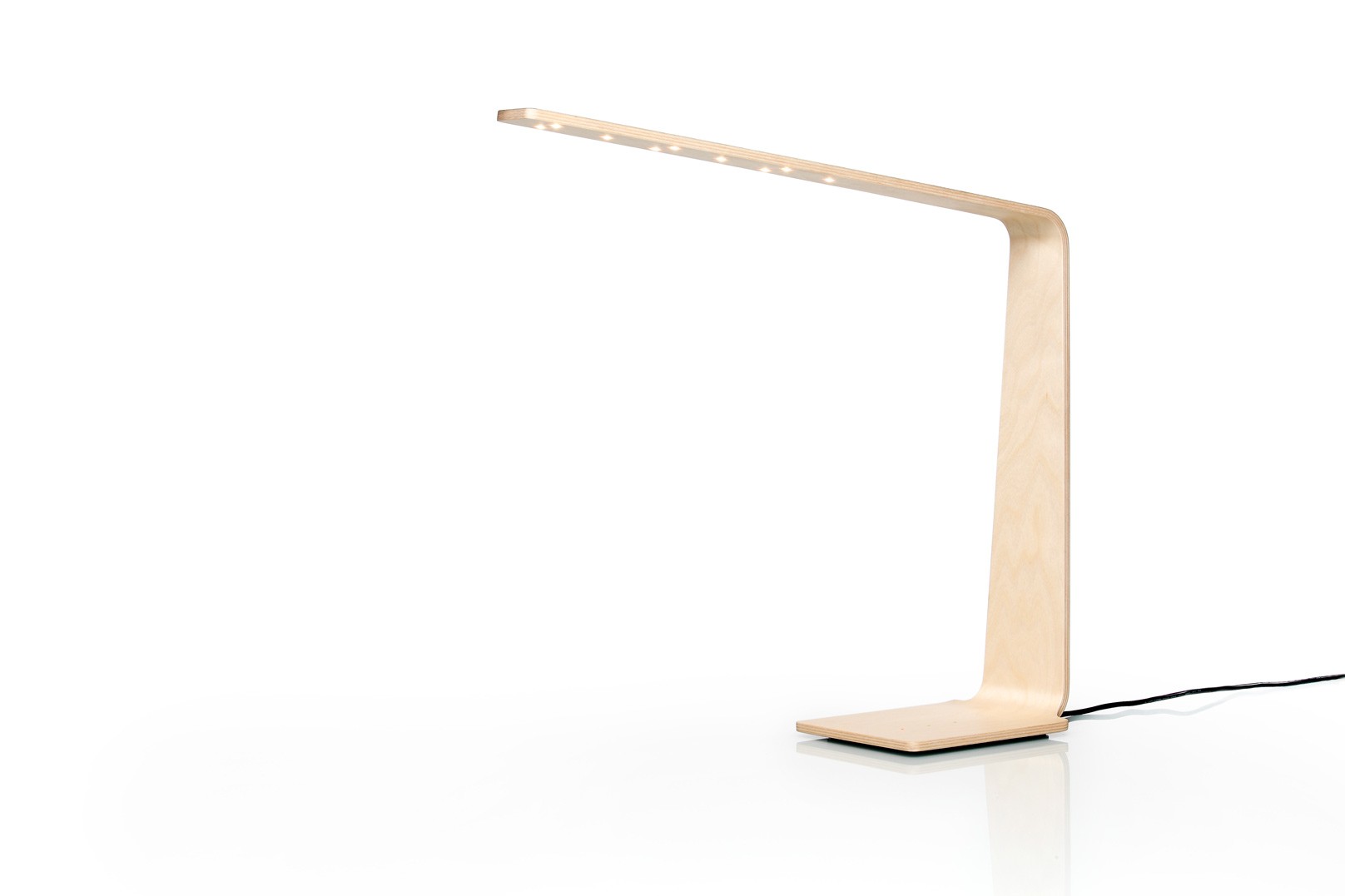 Lampe à poser tactile en bois Led 4 au design scandinave et minimaliste
