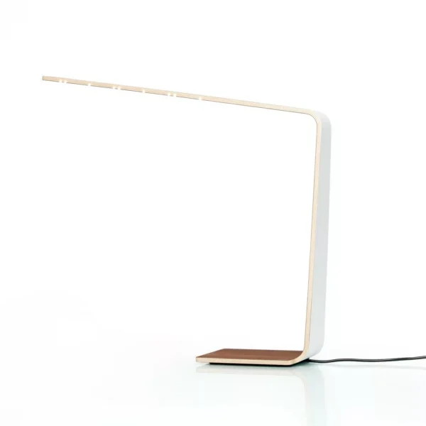 Lampe à poser tactile en bois Led 4 Couleur au design scandinave et minimaliste