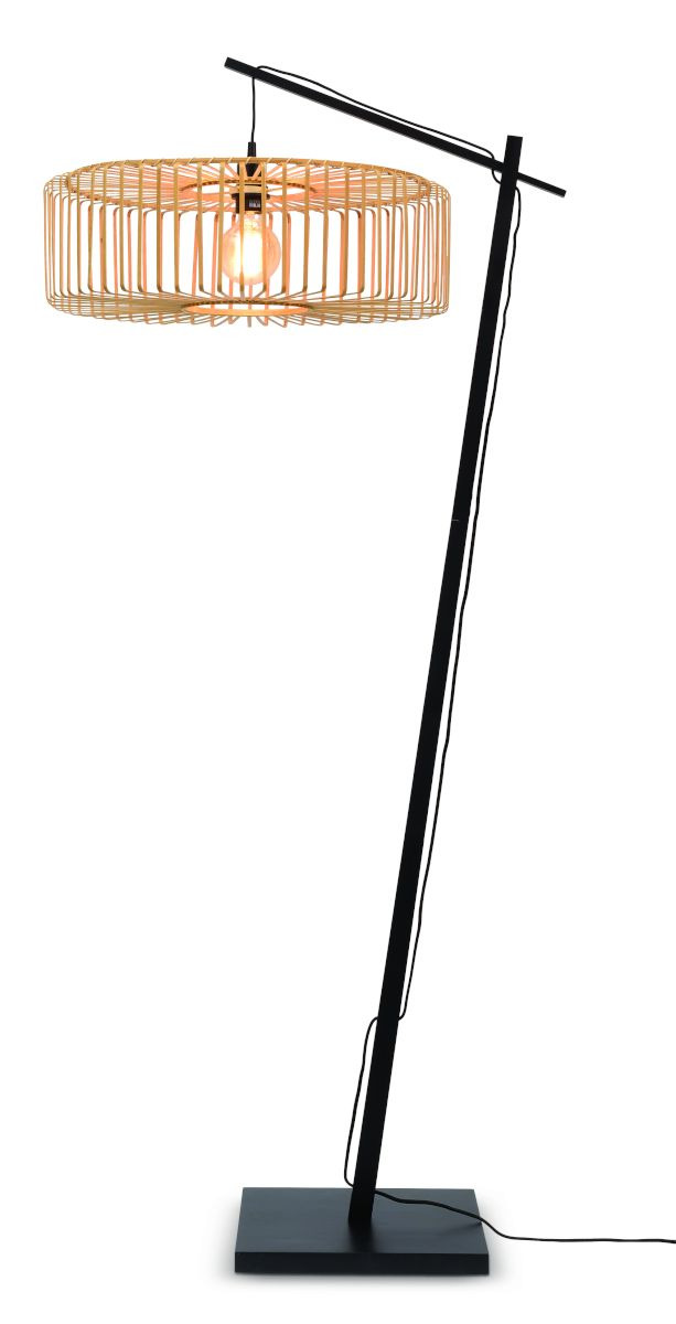 Lampadaire Bromo avec abat-jour en Bambou naturel au design naturel par Good & Mojo Lampadaire Bromo avec abat-jour en Bambou naturel au design naturel par Good & Mojo