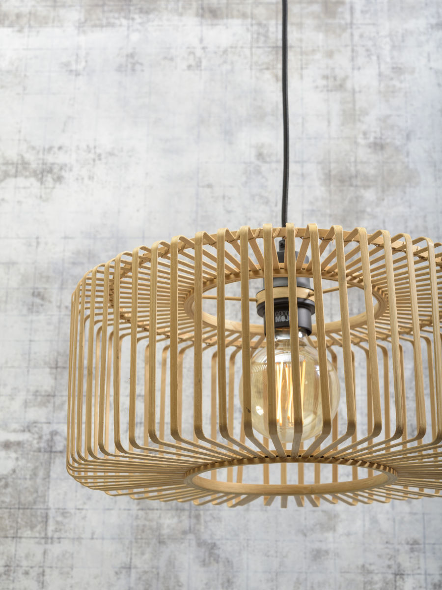 Lampadaire Bromo avec abat-jour en Bambou naturel au design naturel par Good & Mojo Lampadaire Bromo avec abat-jour en Bambou naturel au design naturel par Good & Mojo