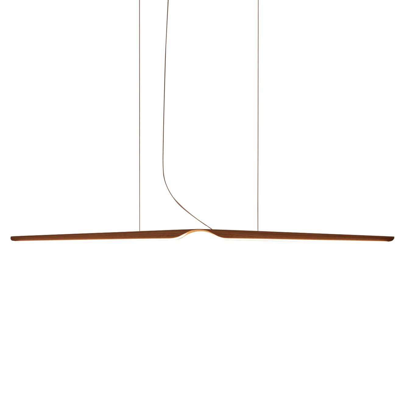 Suspension design en bois Led Swan au design scandinave et minimaliste