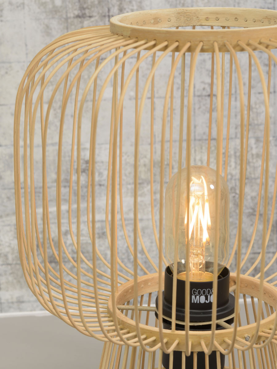 Lampe a poser Cango en Bambou naturel au design naturel par Good & Mojo Lampe a poser Cango en Bambou naturel au design naturel par Good & Mojo