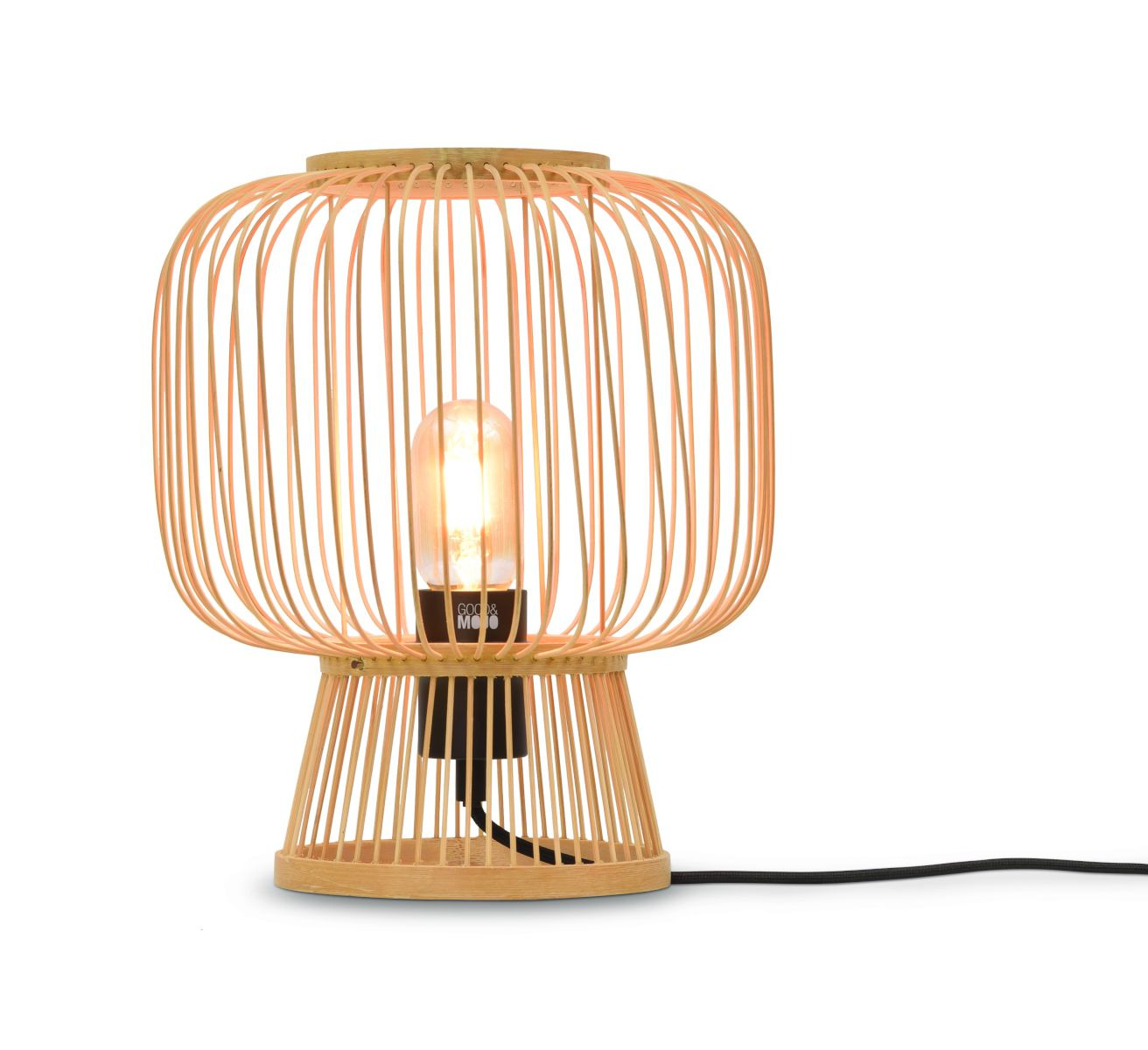 Lampe a poser Cango en Bambou naturel au design naturel par Good & Mojo