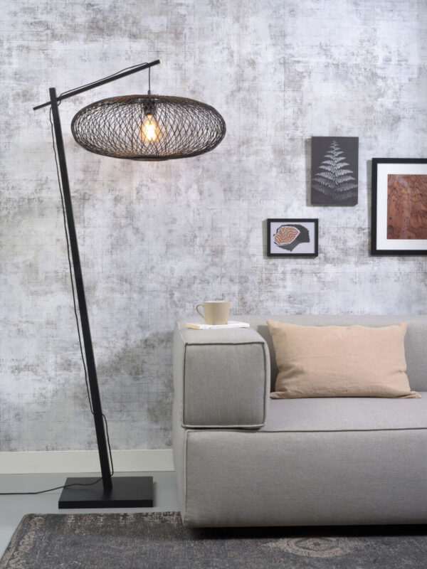 Lampadaire Cango en Bambou naturel au design naturel par Good & Mojo