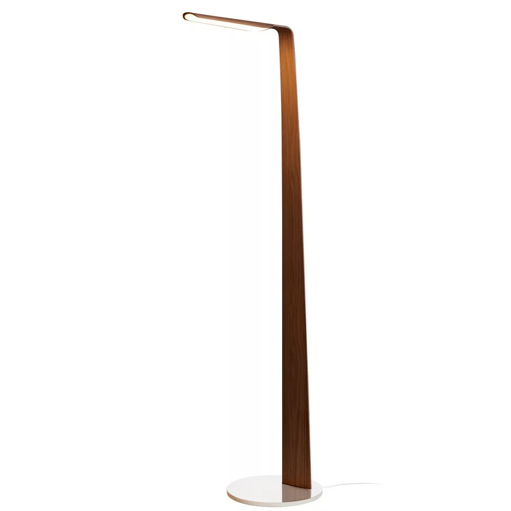 Lampadaire tactile en bois Led Swan au design scandinave et minimaliste