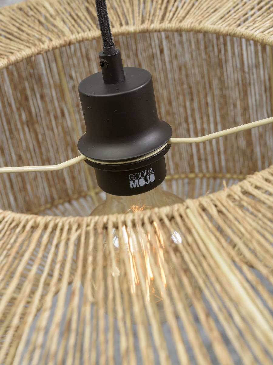 Suspension Iguazu 2 en jute au design naturel par Good & Mojo Suspension Iguazu 2 en jute au design naturel par Good & Mojo