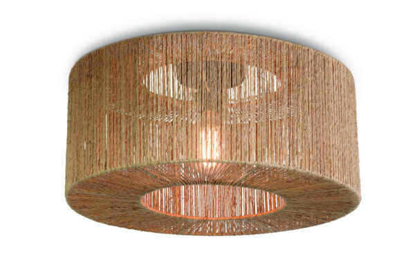 Plafonnier Iguazu en jute au design naturel par Good & Mojo