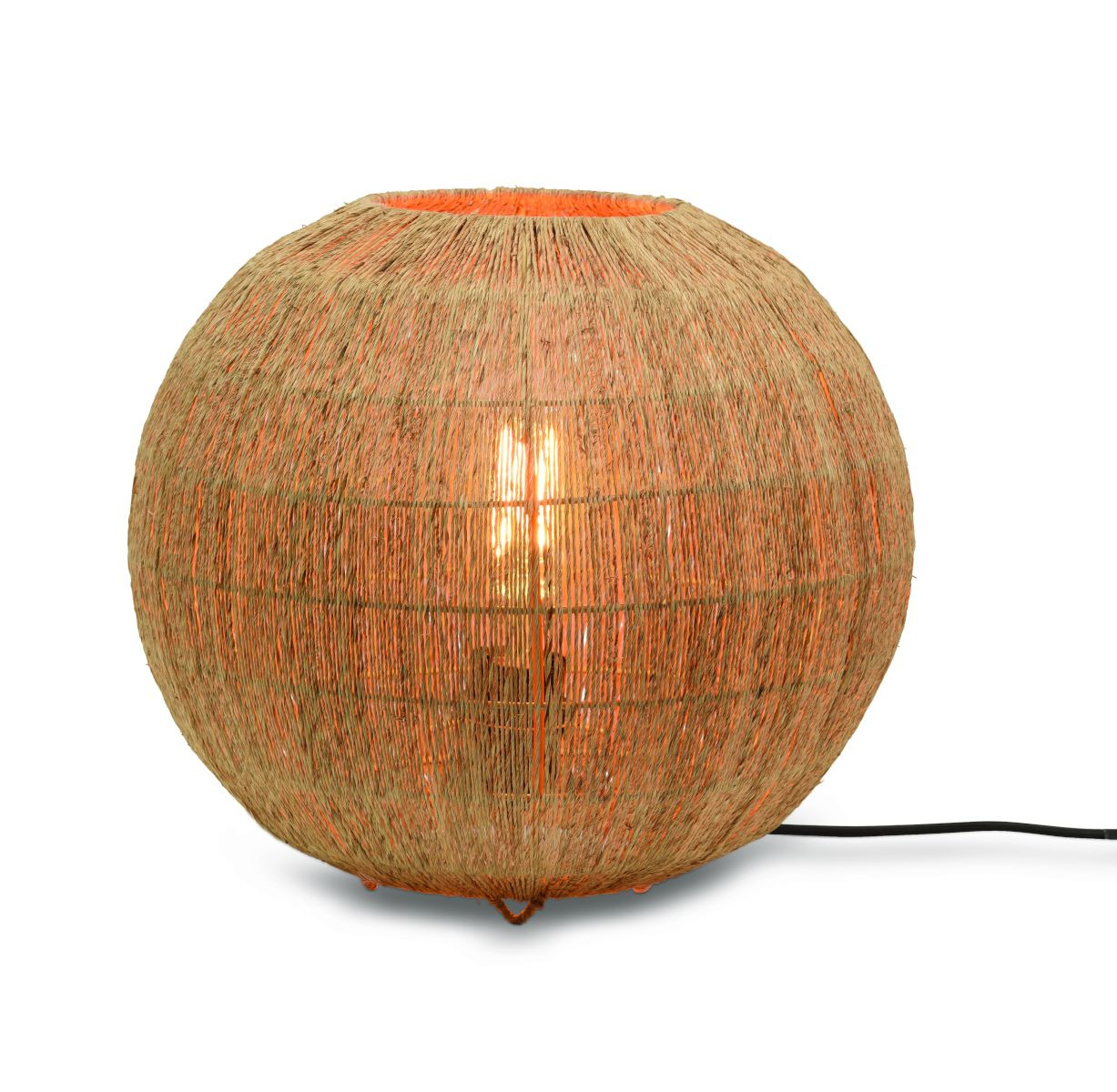 Lampe a poser Iguazu en jute au design naturel par Good & Mojo