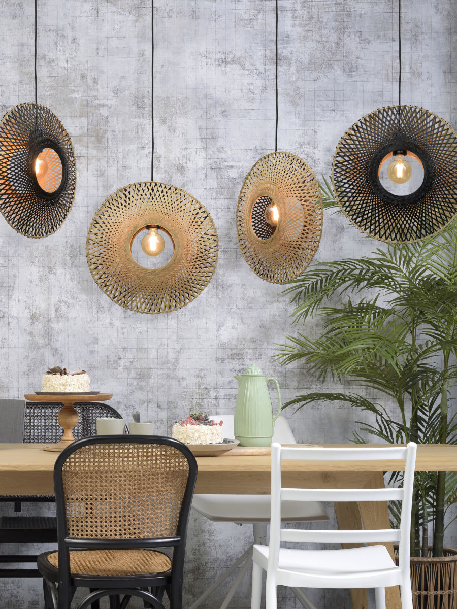 Suspension Kalimantan vertical en Bambou naturel au design naturel par Good & Mojo Suspension Kalimantan vertical en Bambou naturel au design naturel par Good & Mojo