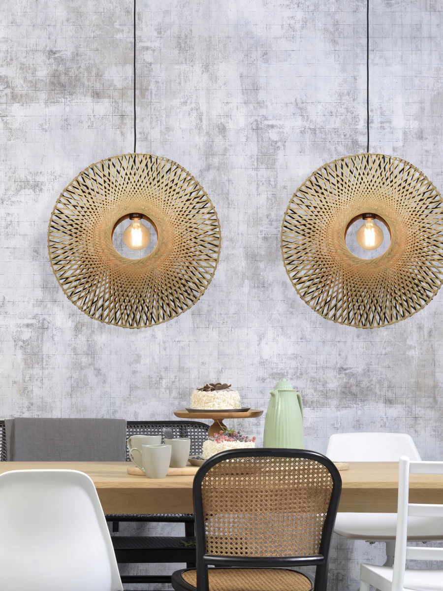 Suspension Kalimantan vertical en Bambou naturel au design naturel par Good & Mojo Suspension Kalimantan vertical en Bambou naturel au design naturel par Good & Mojo