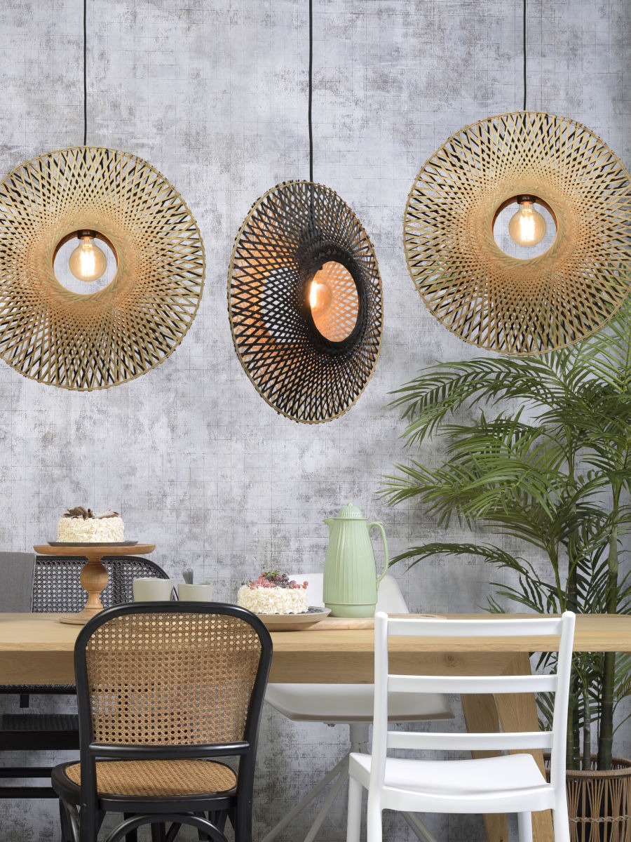 Suspension Kalimantan vertical en Bambou naturel au design naturel par Good & Mojo Suspension Kalimantan vertical en Bambou naturel au design naturel par Good & Mojo