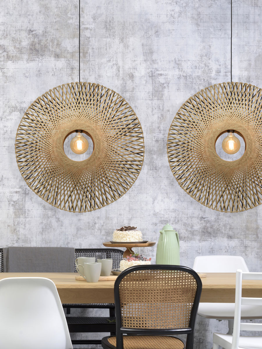 Suspension Kalimantan vertical en Bambou naturel au design naturel par Good & Mojo Suspension Kalimantan vertical en Bambou naturel au design naturel par Good & Mojo