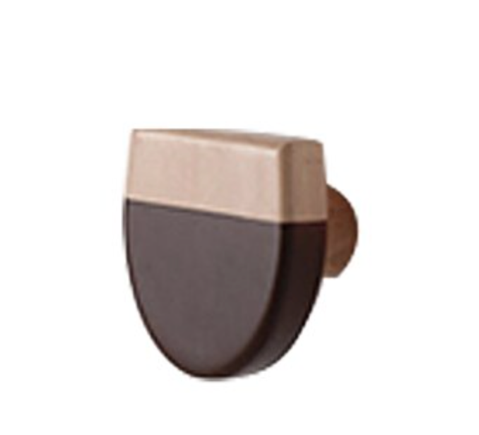 Patère murale en forme de biscuit au design original en bois Patère murale en forme de biscuit au design original en bois