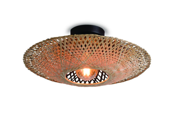 Plafonnier Kalimantan en Bambou naturel au design naturel par Good & Mojo