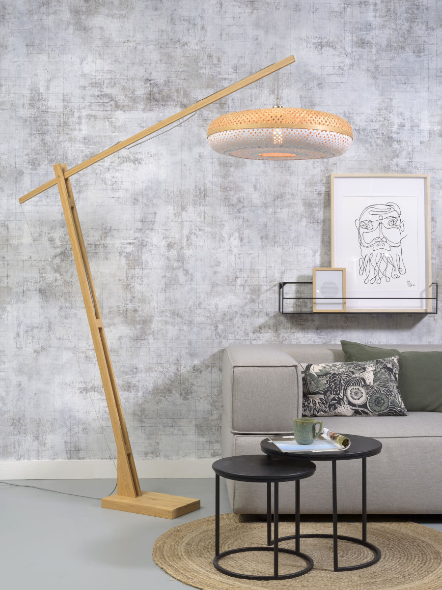 Lampadaire Palawan XL en Bambou naturel au design naturel par Good & Mojo Lampadaire Palawan XL en Bambou naturel au design naturel par Good & Mojo