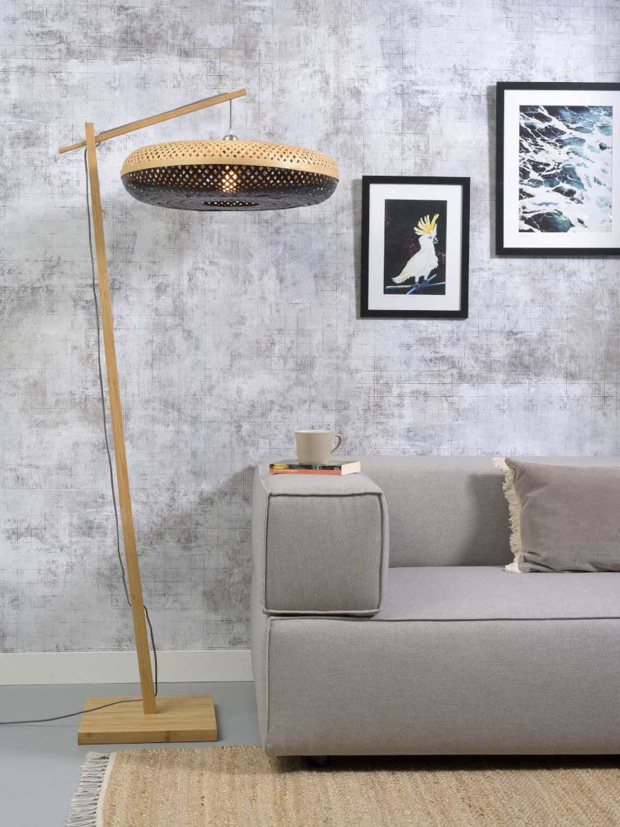 Lampadaire Palawan en Bambou naturel au design naturel par Good & Mojo Lampadaire Palawan en Bambou naturel au design naturel par Good & Mojo