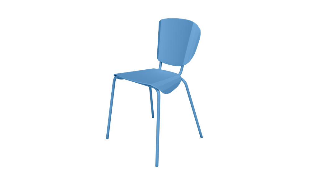 Chaise Batchair en acier par Constance Guisset x Matière grise Chaise Batchair en acier par Constance Guisset x Matière grise