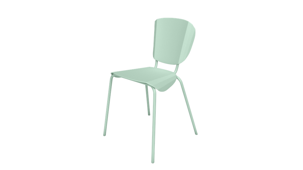 Chaise Batchair en acier par Constance Guisset x Matière grise Chaise Batchair en acier par Constance Guisset x Matière grise